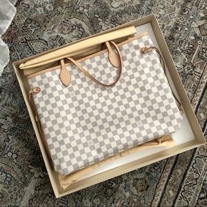 Louis Vuitton Neverfull Damier Azul